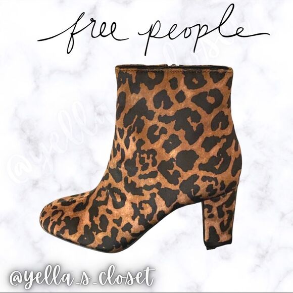✌🏽FREE PEOPLE RareFind✖️ Century Leopard 🐆 Boots - Picture 2 of 7